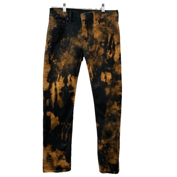 Levi's Other - Levis Men 513 Black Jeans 28/30 Custom Bleached See photos of Actual Measurement
